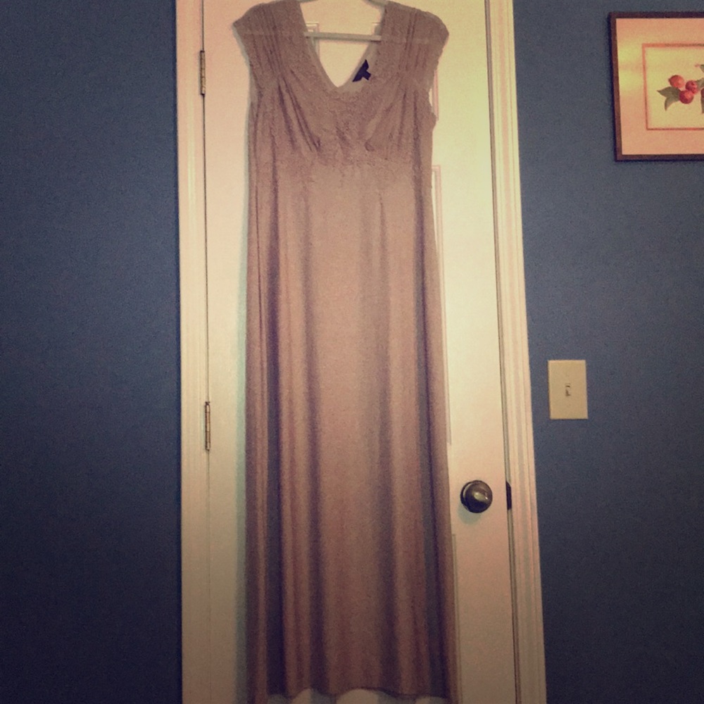 Sleeping Classy in this Soma Nightgown